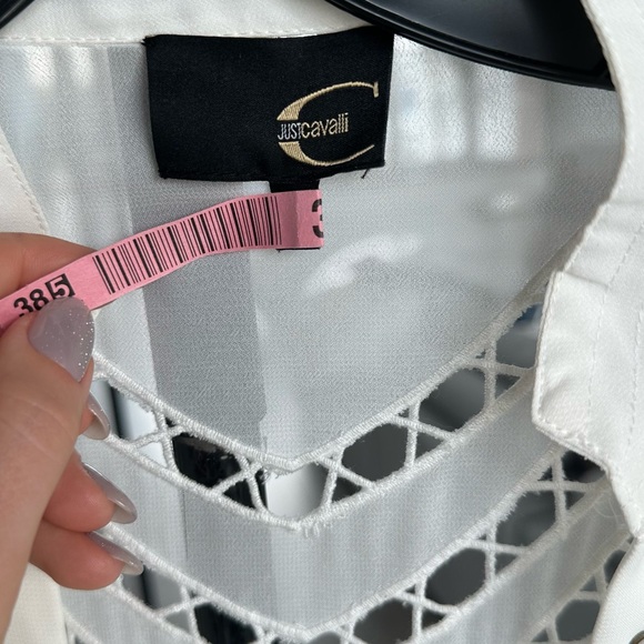 Just Cavalli White Cutout Dress - Picture 2 of 6